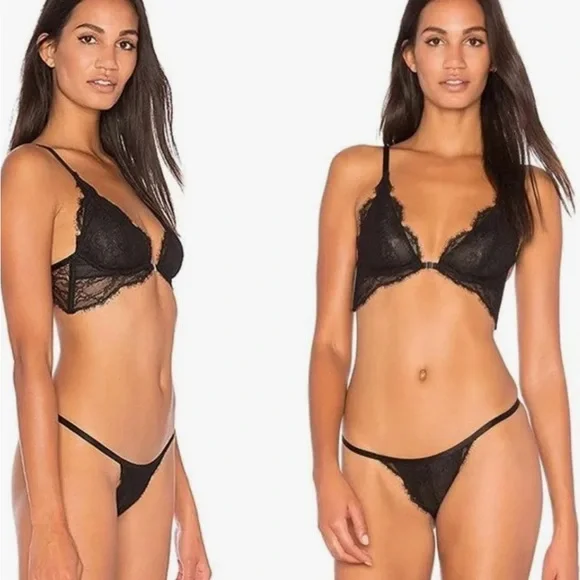 NWT | BLACK | Free People You're So Great Underwire Bra | 34A - Picture 5 of 6